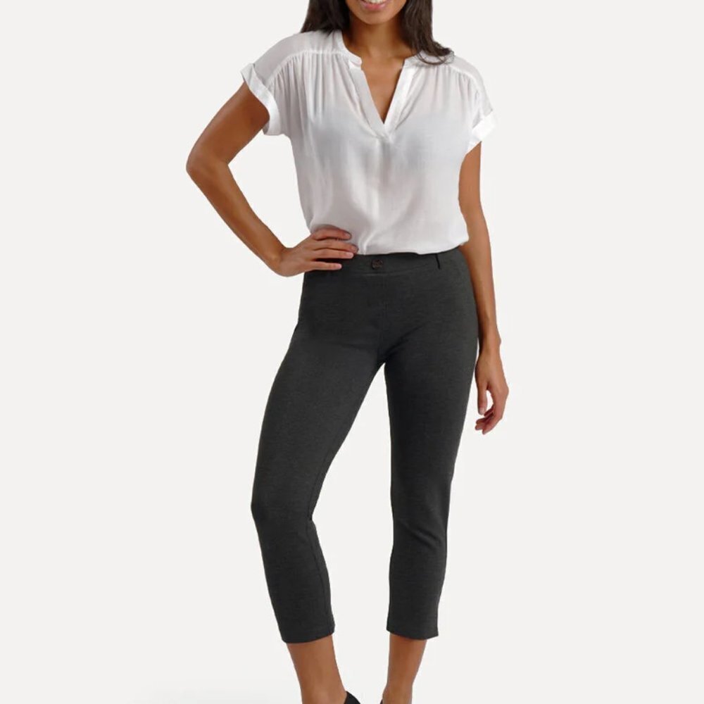 Betabrand Crop |‎ Classic Dress Pant Yoga Pants